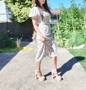 Shoe Mint Platform Beige Sandal 6